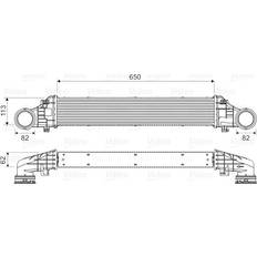 Valeo ladeluftkühler s211 w211