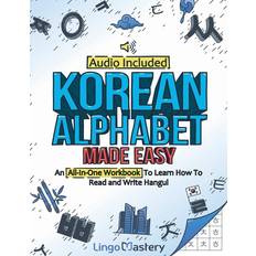 Koreansk Bøger Korean Alphabet Made Easy Lingo Mastery 9781951949709