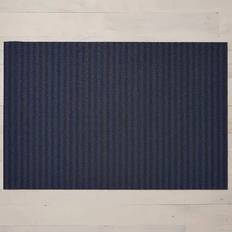 Stripes Entrance Mats Chilewich Breton Shag Stripe Door Mat Blue