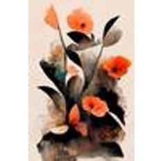 Coral Flowers Beige
