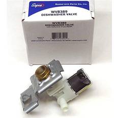 Supco WV8389 Dishwasher Water Valve Replaces Whirlpool W10158389, W10158387, 8558986, 8558987