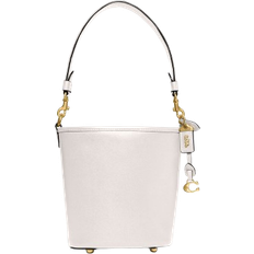 Skinn - Vita Bucketväskor Coach Dakota Bucket Bag 16 - Brass/Chalk