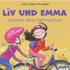 Tysk Lydbøger Liv und Emma machen eine Fahrradtour Line Kyed Knudsen 9788728270295 (Lydbog, MP3)