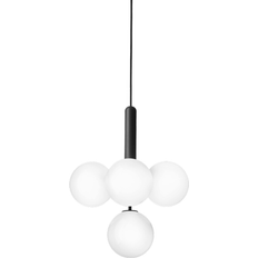 Nuura Miira 4 Grey/Opal Pendant Lamp ∅ 38cm