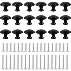 Romeda Romeda 18 Pieces Drawer Knobs, 30mm Dresser Kitchen Dresser Screw 30x15mm