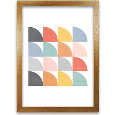 Norden Home Scandinavian Circles F on Paper Framed Art
