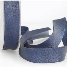 Bias Tape Ribbons, Tapes & Trims Stephanoise Stephanoise 20mm Metallic Lurex Bias Binding Blue per metre