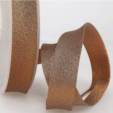 Bias Tape Ribbons, Tapes & Trims Stephanoise Stephanoise 20mm Metallic Lurex Bias Binding Bronze per metre