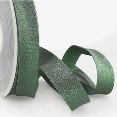 Bias Tape Ribbons, Tapes & Trims Stephanoise Stephanoise 20mm Metallic Lurex Bias Binding Green per metre