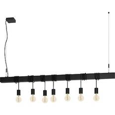 Belysning Eglo Townshend-B Svart 7 Lampor Fönsterlampa Pendellampa