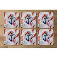 Orange Coasters Anchor Anchor Coaster