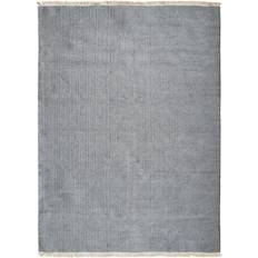 Jute Tapis Tapis En Jute Et Coton Avec Franges 120 x 170 cm Gris Clair