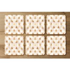 Gold Coasters Golden Golden Geometric Shapes Coaster