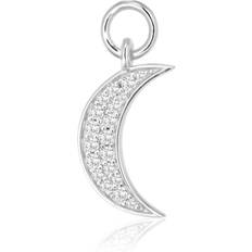 Rhodium Øreringe Sif Jakobs Ellera Luna charm SJ-CH2380-CZ
