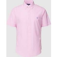 Streifen Poloshirts Polo Ralph Lauren Freizeithemd mit Streifenmuster und Button-Down-Kragen in Rosa, Größe