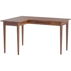 Westwing Collection Paul Dark Wood Writing Desk 100x135cm