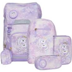 Beckmann Classic Maxi Schulrucksack-Set 6tlg Unicorn Princess Purple