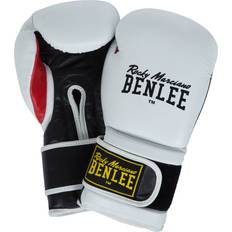 Benlee Sugar Deluxe Leather Boxing Gloves White oz oz