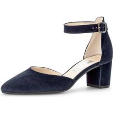 Suède - Vrouw Hakken & Pumps Gabor 41.340 Pumps - Blauw