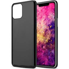 Apple iPhone 16 Mobile Phone Covers Cadorabo Black Case for Apple iPhone 12 12 PRO Cover Transparent Protection TPU Silicone Gel