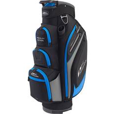 Powakaddy Premium Edition Golf Cart Bag Black/Gunmetal/Blue 02503-04-01