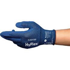 Ansell Hyflex 11-819 Esd Touchscreen Work Gloves Blue