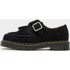 44 - Schwarz Monks Dr. Martens Ramsey Suede Kiltie Buckle Creepers - Black