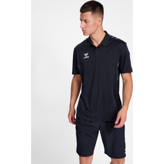 Hummel Man Polo Shirts Hummel Authentic Functional Short Sleeve Polo Black Man