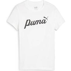 Puma Kinder Shirt ESS Script Tee Weiß