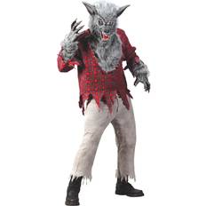 Halloween - Hombres Vestidos de fiesta Fun World Grey Werewolf Costume for Adults