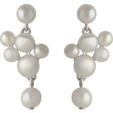 Pernille Corydon Treasure Earrings - Silver/Pearls