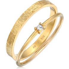 Vidrio Anillos Elli Ring Goldfarben Glass für Damen