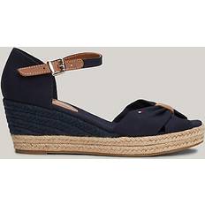 Tommy Hilfiger Tossut ja Sandaalit Tommy Hilfiger Basic Open Toe Mid Wedge - Sininen