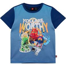 LEGO Ninjago T-shirt LWTano Dark blue år 140 LEGO Wear T-Shirt
