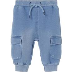 Name It Ben Baggy Fit Cargo Jeans - Light Blue Denim (13224493)