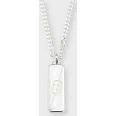 Gucci Men Necklaces Gucci Interlocking Silver Necklace, One