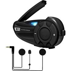 OBEST Q2 Motorcycle Intercom, Motorbike Helmet Bluetooth 5.1 Headset Supports Connecting Devices of the Same Model with CVC noise reduction technolo