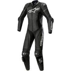 Skind Motorcykelstativer Alpinestars Stella GP Plus Dame - Sort/Hvid/Metallic Grå Dame