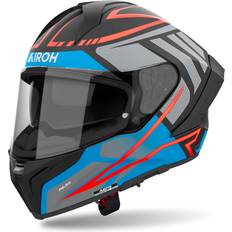 Airoh Matryx Rider Helm, schwarz-grau-blau, Größe