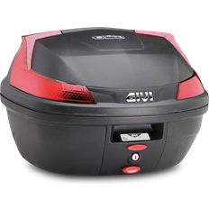 Motorcycle Accessories Givi B37 Blade Monolock Topcase - Black/Red