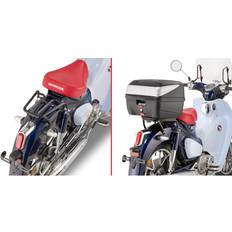 Azul Accesorios de motocicleta Givi Portamaletas para Monolock Case, sin placa para Royal Enfield Interceptor 650 (19-21)