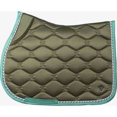 Pads on sale PS of Sweden Saddle Pad Jump Signature Olive