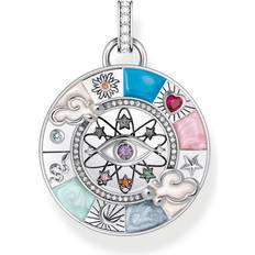 Glas Charms & Vedhæng Thomas Sabo Sterling Silver Sterling Silver Stone Enamel Zirconia Whee