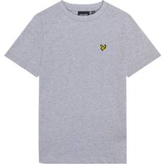 Kid's Plain T-shirt - Light Grey Marl (TSB2000V_D24)