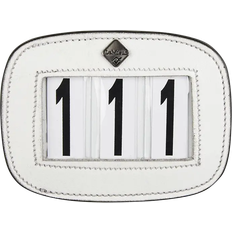 Equestrian LeMieux Saddle Number Holder Square White Plain