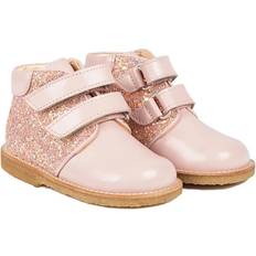 Angulus Starter Shoe Pale Rose/Rose Glitter