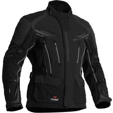 Halvarssons Mora Wasserdichte Motorrad Textiljacke, schwarz, Größe