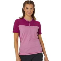 Asics Women's Fujitrail Short Sleeve Top, XS, Soft Berry/Blackberry