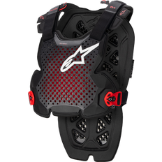 Parasterno Protezioni per il Corpo della Moto Alpinestars Protezioni A-1 Pro Chest Anthracite Black Red