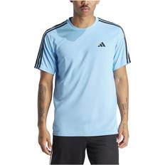 Adidas Herren Shirt Train Essentials 3-Streifen - Blau